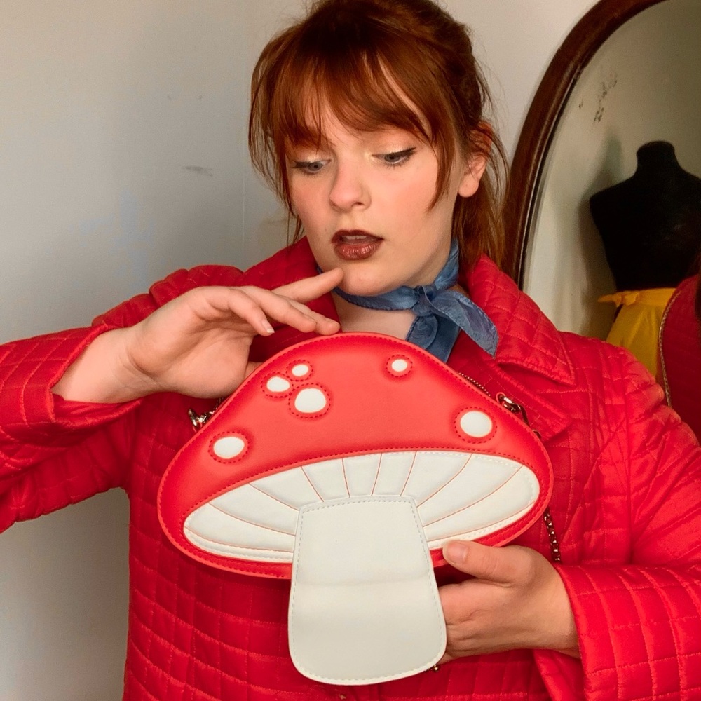 Cottagecore Brand New Mushroom Purse